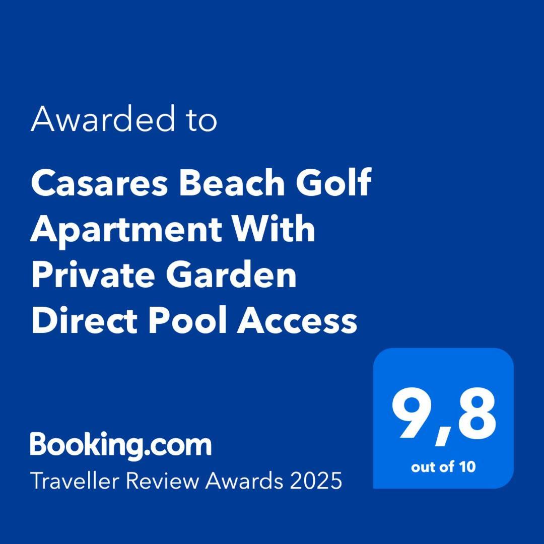 Casares Beach Golf Apartment With Private Garden Direct Pool Access Zewnętrze zdjęcie